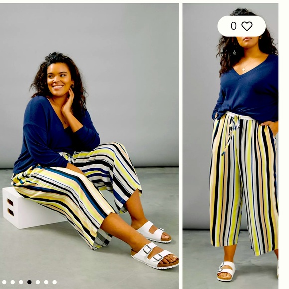 Anthropologie Peter Som Theodora Wide-Leg Pants size 1X. - Picture 1 of 8